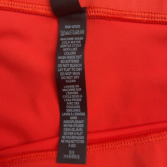 Savage X Fenty Orange Bike Shorts - Picture 6 of 7
